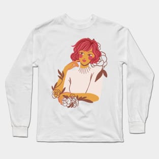 Flower Girl 2 Fall Long Sleeve T-Shirt